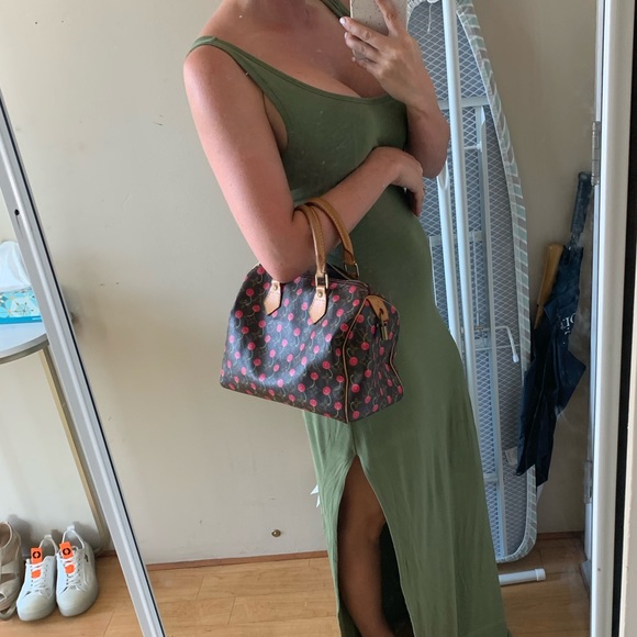 LOUIS VUITTON π Speedy 25 Monogram Cerises Cherry π - Picture 10 of 17